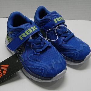 RBX Boys Blue Tennis Shoes Hook and Loop Closure Toddler Sz 7 NWT